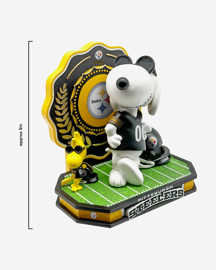 Pittsburgh Steelers Snoopy & Woodstock Joe Cool Peanuts Dual Bobblehead FOCO - FOCO.com