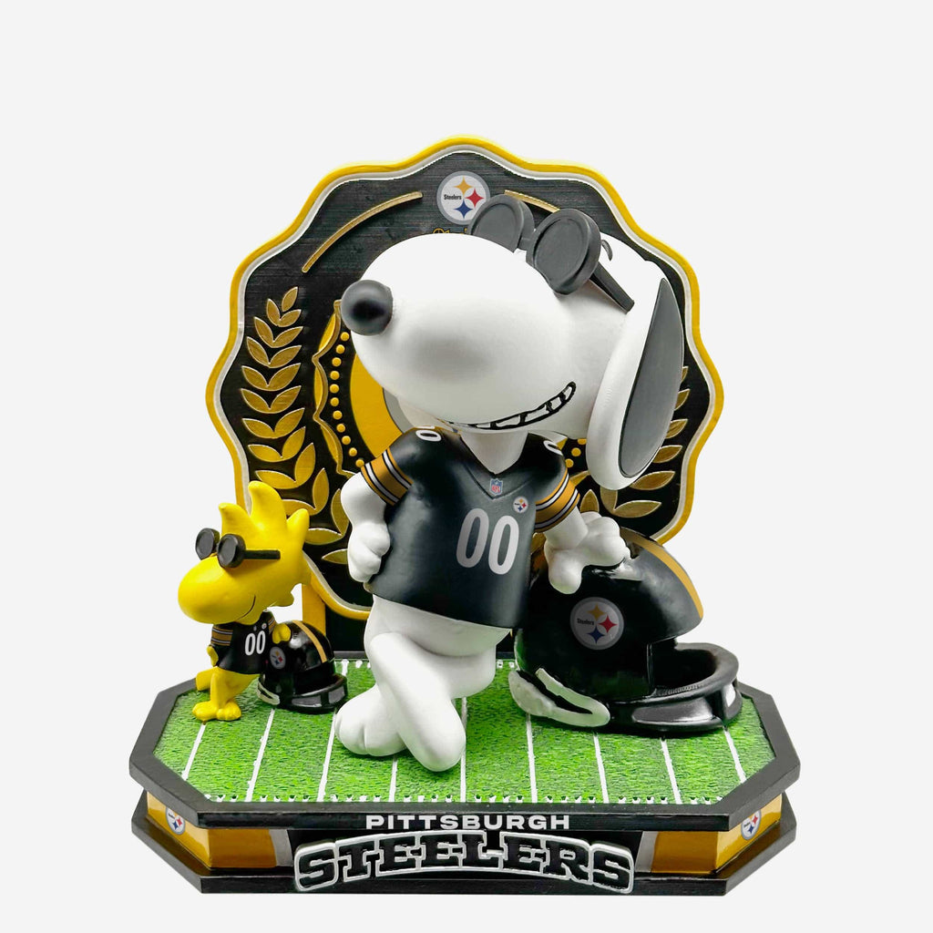 Pittsburgh Steelers Snoopy & Woodstock Joe Cool Peanuts Dual Bobblehea FOCO