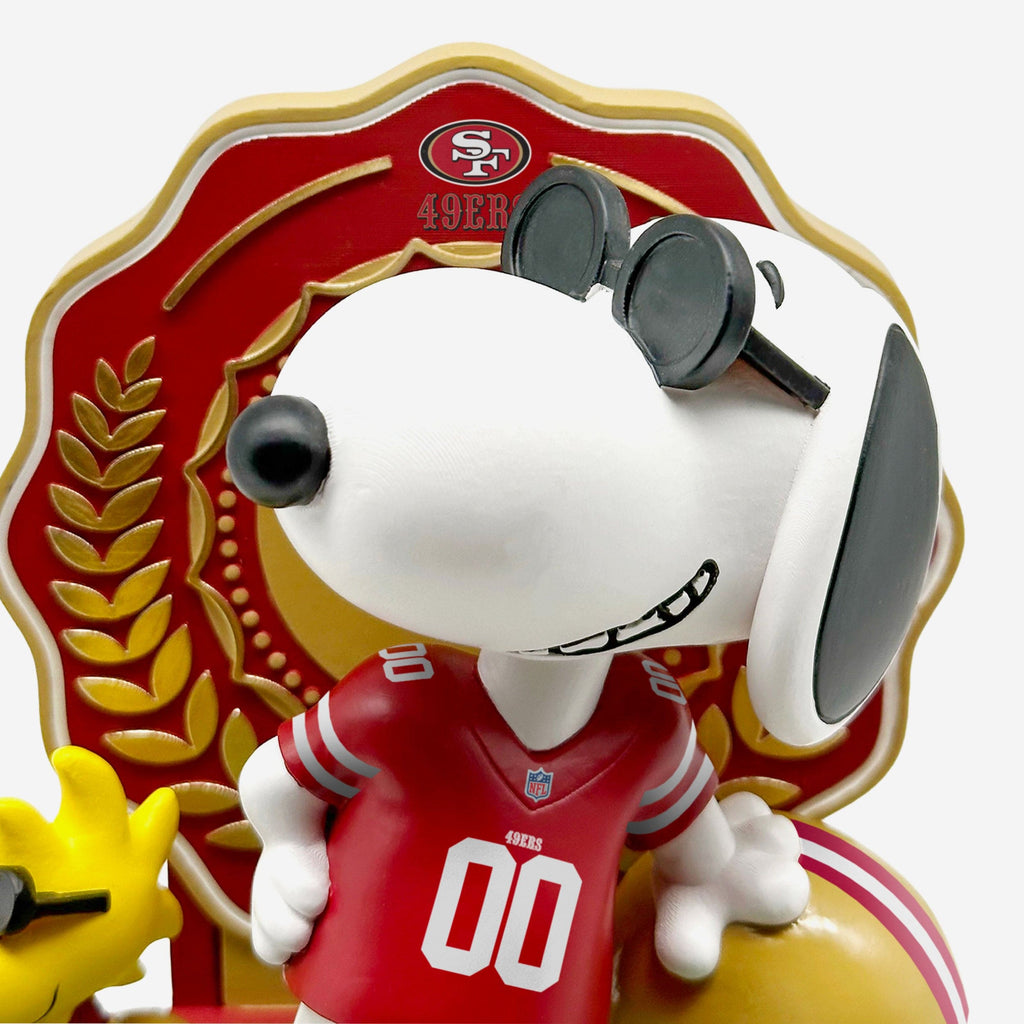 San Francisco 49ers Snoopy & Woodstock Joe Cool Peanuts Dual Bobblehea FOCO