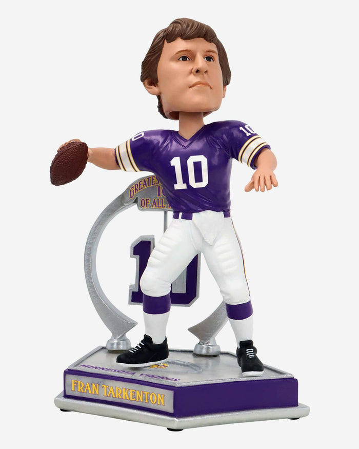 Fran Tarkenton Minnesota Vikings Legendary Number 10 Bobblehead FOCO - FOCO.com