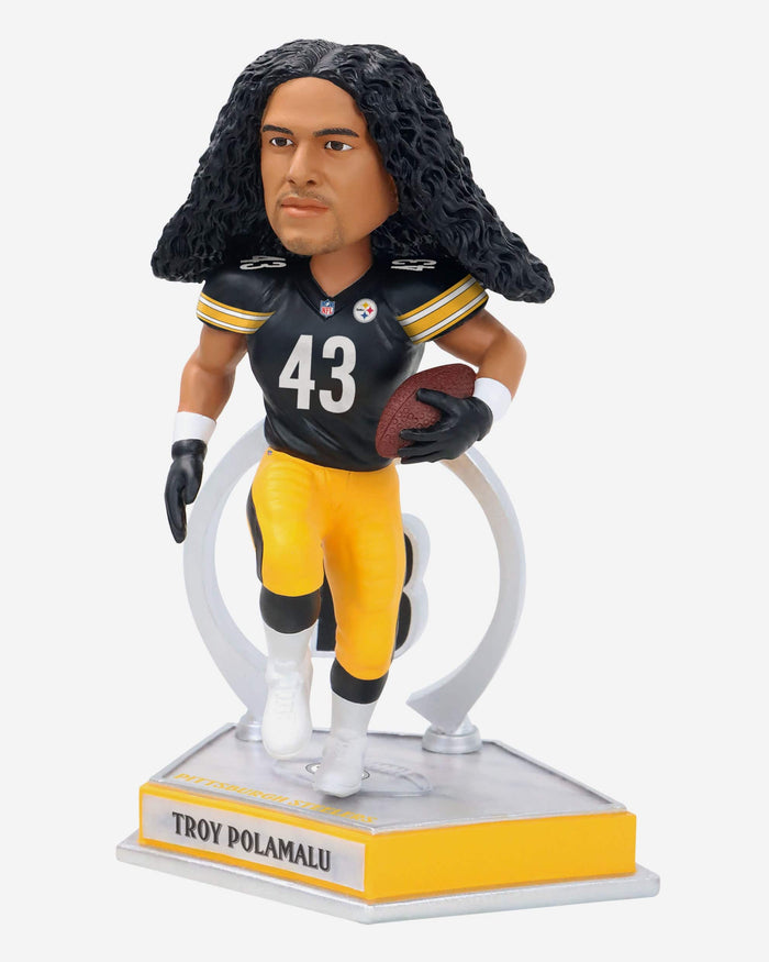 Troy Polamalu Pittsburgh Steelers Legendary Number 43 Bobblehead FOCO - FOCO.com