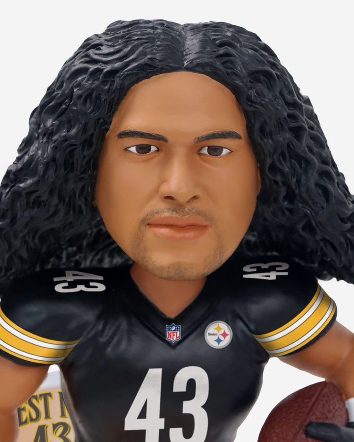 Troy Polamalu Pittsburgh Steelers Legendary Number 43 Bobblehead FOCO - FOCO.com