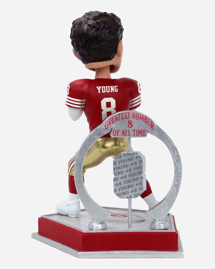 Steve Young San Francisco 49ers Legendary Number 8 Bobblehead FOCO - FOCO.com