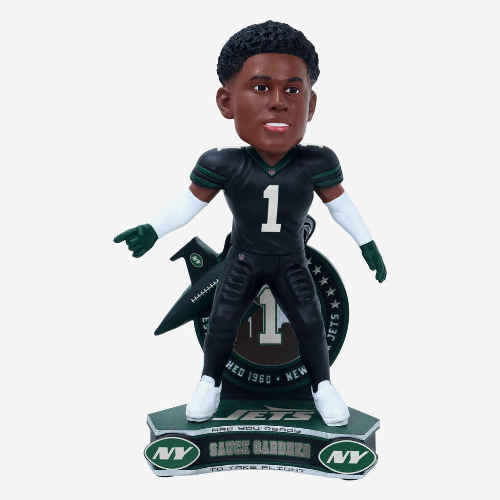 Sauce Gardner New York Jets Legacy Collection Bobblehead FOCO - FOCO.com