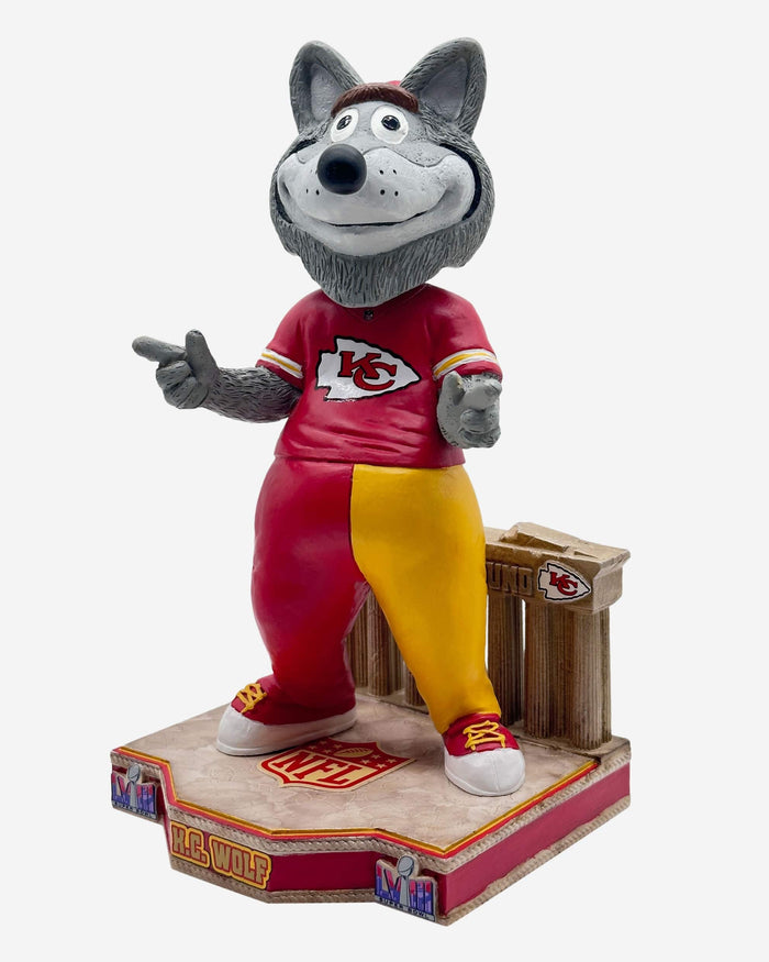 KC Wolf Kansas City Chiefs Super Bowl LVIII Bound Mascot Bobblehead FOCO - FOCO.com