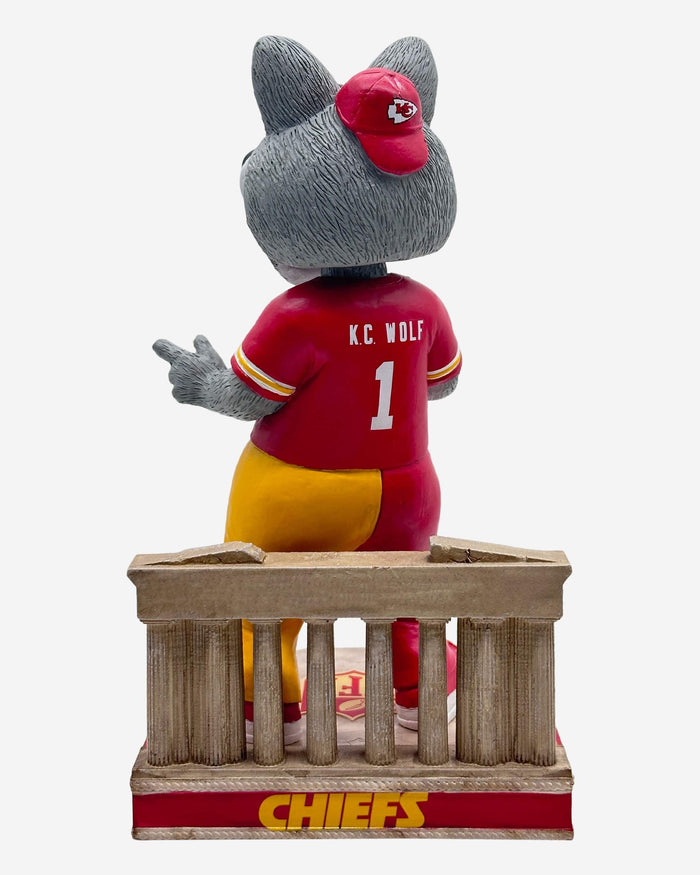 KC Wolf Kansas City Chiefs Super Bowl LVIII Bound Mascot Bobblehead FOCO - FOCO.com