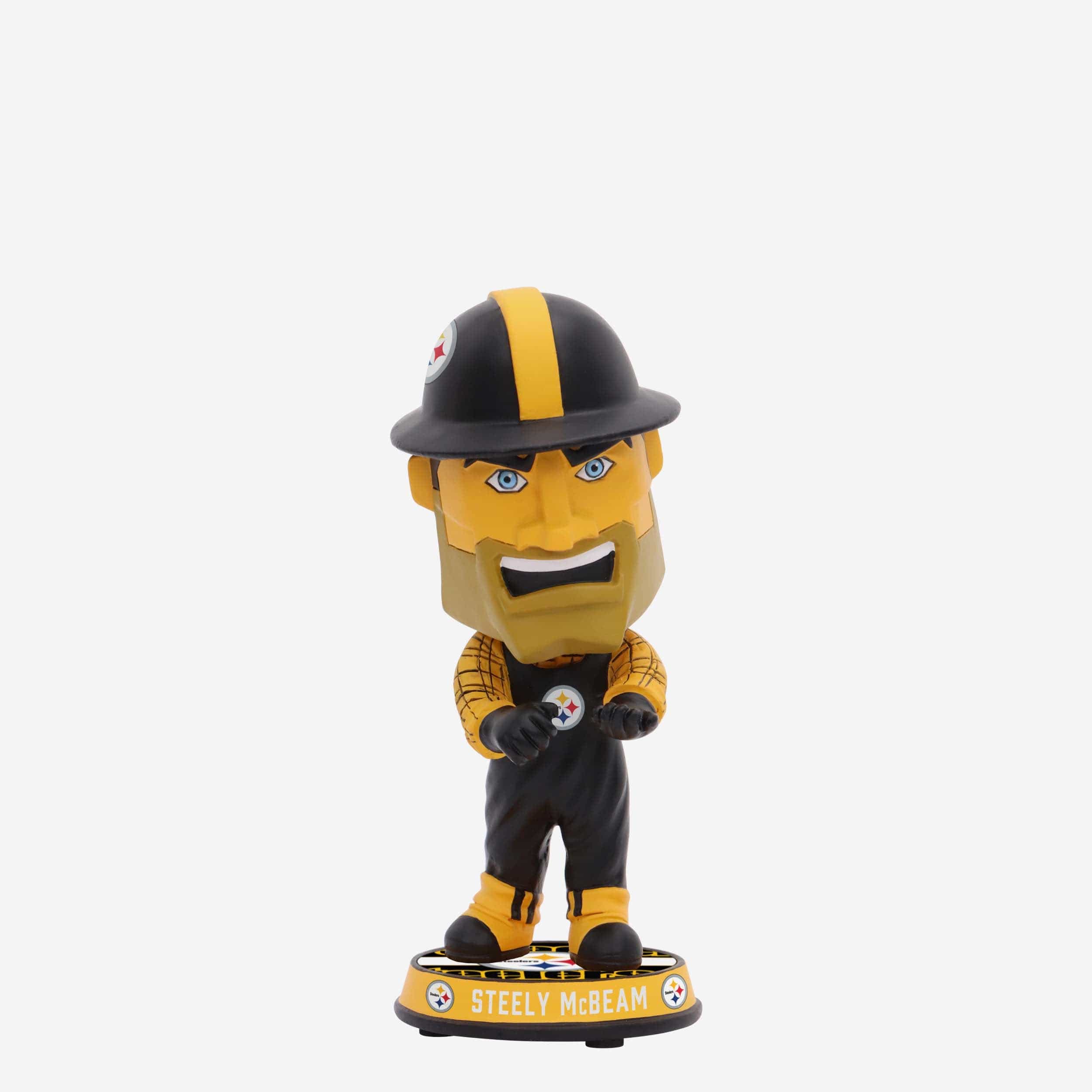 Steely McBeam Pittsburgh Steelers Thanksgiving Mascot Bobblehead Officially Licensed by NFL