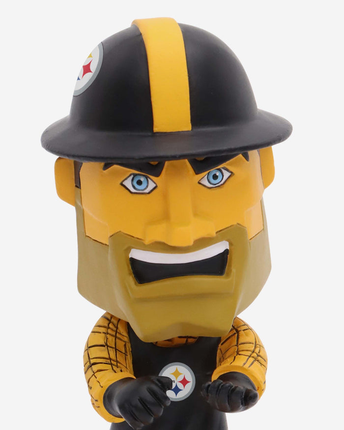 Steely McBeam Pittsburgh Steelers Mascot Mini Bighead Bobblehead FOCO - FOCO.com