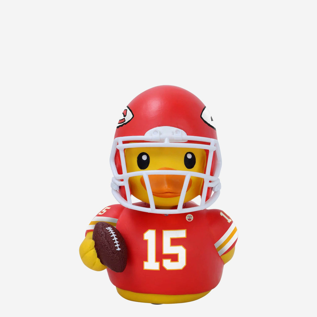 Patrick Mahomes Kansas City Chiefs Player Bobble Duck Mini Bobblehead FOCO - FOCO.com