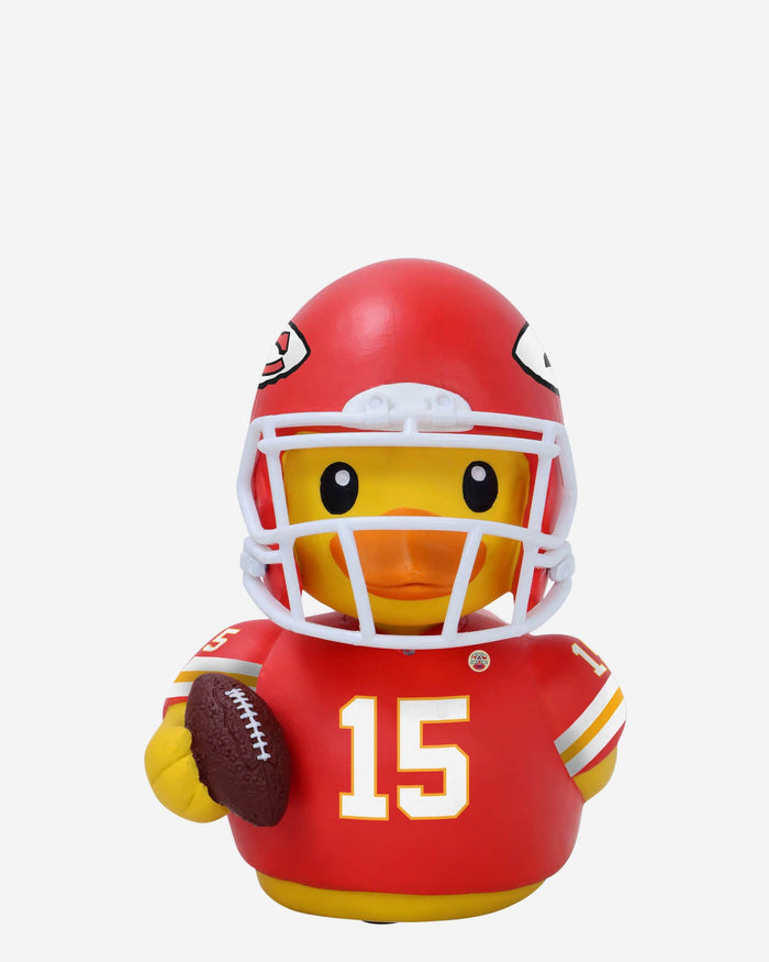 Patrick Mahomes Kansas City Chiefs Player Bobble Duck Mini Bobblehead FOCO - FOCO.com