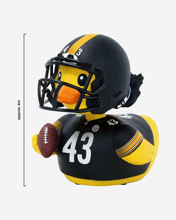 Troy Polamalu Pittsburgh Steelers Player Bobble Duck Mini Bobblehead FOCO - FOCO.com