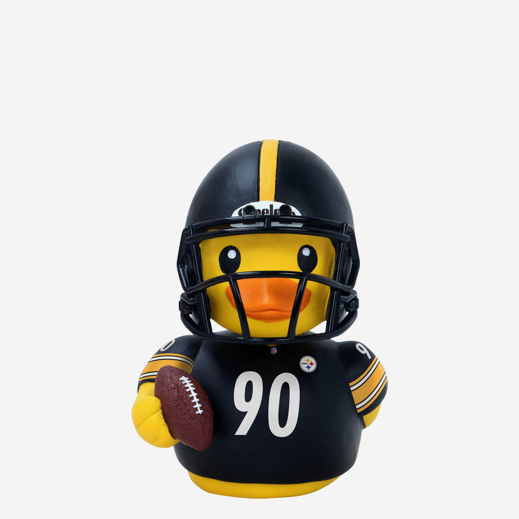 TJ Watt Pittsburgh Steelers Player Bobble Duck Mini Bobblehead FOCO - FOCO.com