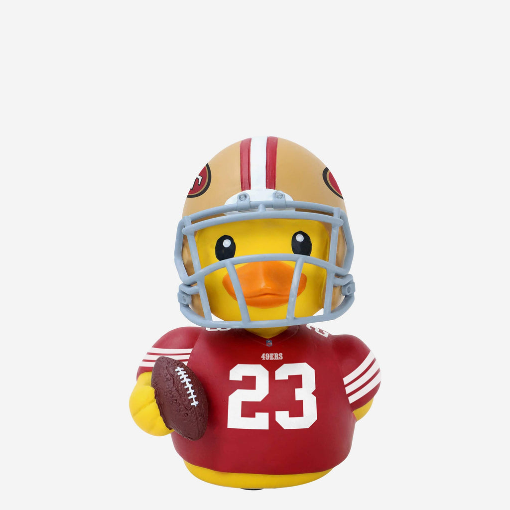 Christian McCaffrey San Francisco 49ers Player Bobble Duck Mini Bobblehead FOCO - FOCO.com