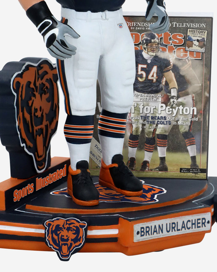 Brian Urlacher Chicago Bears Waitin for Peyton Sports Illustrated Cover Bobblehead FOCO - FOCO.com