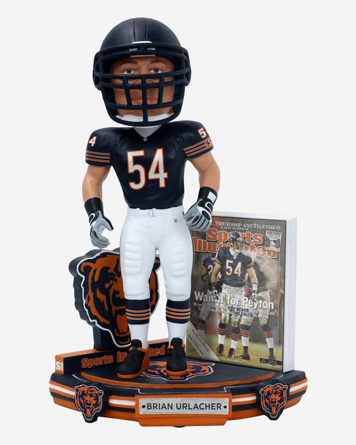 Brian Urlacher Chicago Bears Waitin for Peyton Sports Illustrated Cover Bobblehead FOCO - FOCO.com