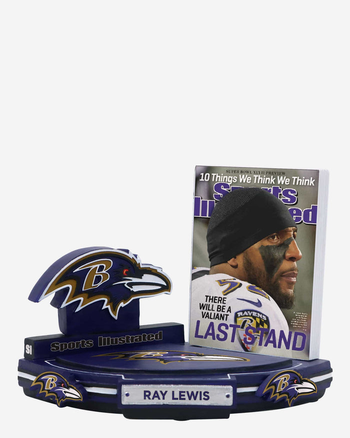 Ray Lewis Baltimore Ravens Valiant Last Stand Sports Illustrated Cover Bobblehead FOCO - FOCO.com