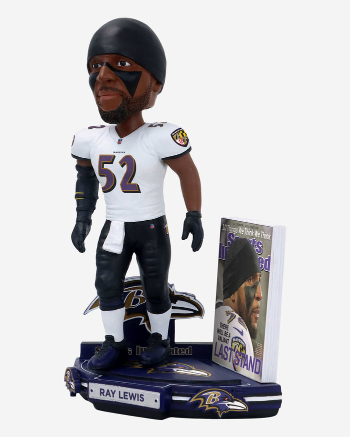 Ray Lewis Baltimore Ravens Valiant Last Stand Sports Illustrated Cover Bobblehead FOCO - FOCO.com