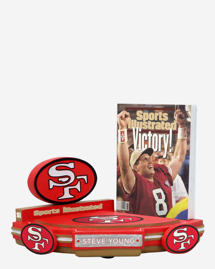 Steve Young San Francisco 49ers Victory Sports Illustrated Cover Bobblehead FOCO - FOCO.com