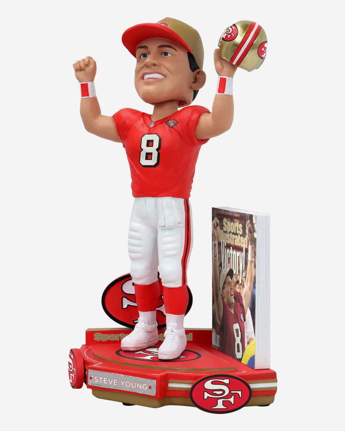 Steve Young San Francisco 49ers Victory Sports Illustrated Cover Bobblehead FOCO - FOCO.com