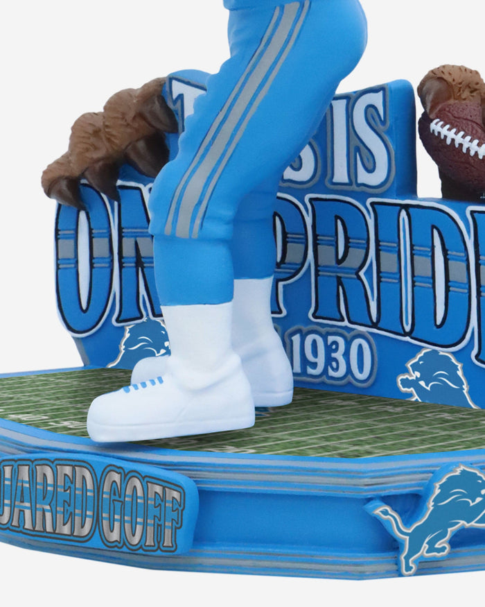 Jared Goff Detroit Lions One Pride Bobblehead FOCO - FOCO.com