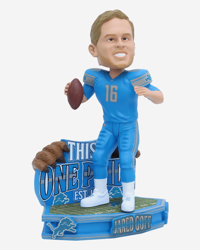 Jared Goff Detroit Lions One Pride Bobblehead FOCO