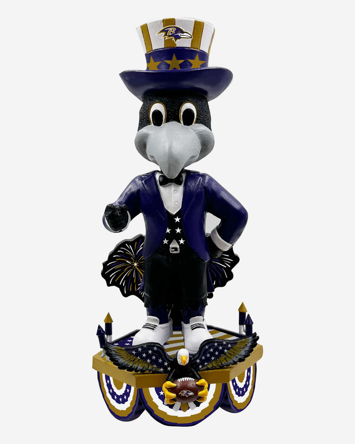 Baltimore Ravens Poe Sitting Mascot Bobblehead – Bobhead