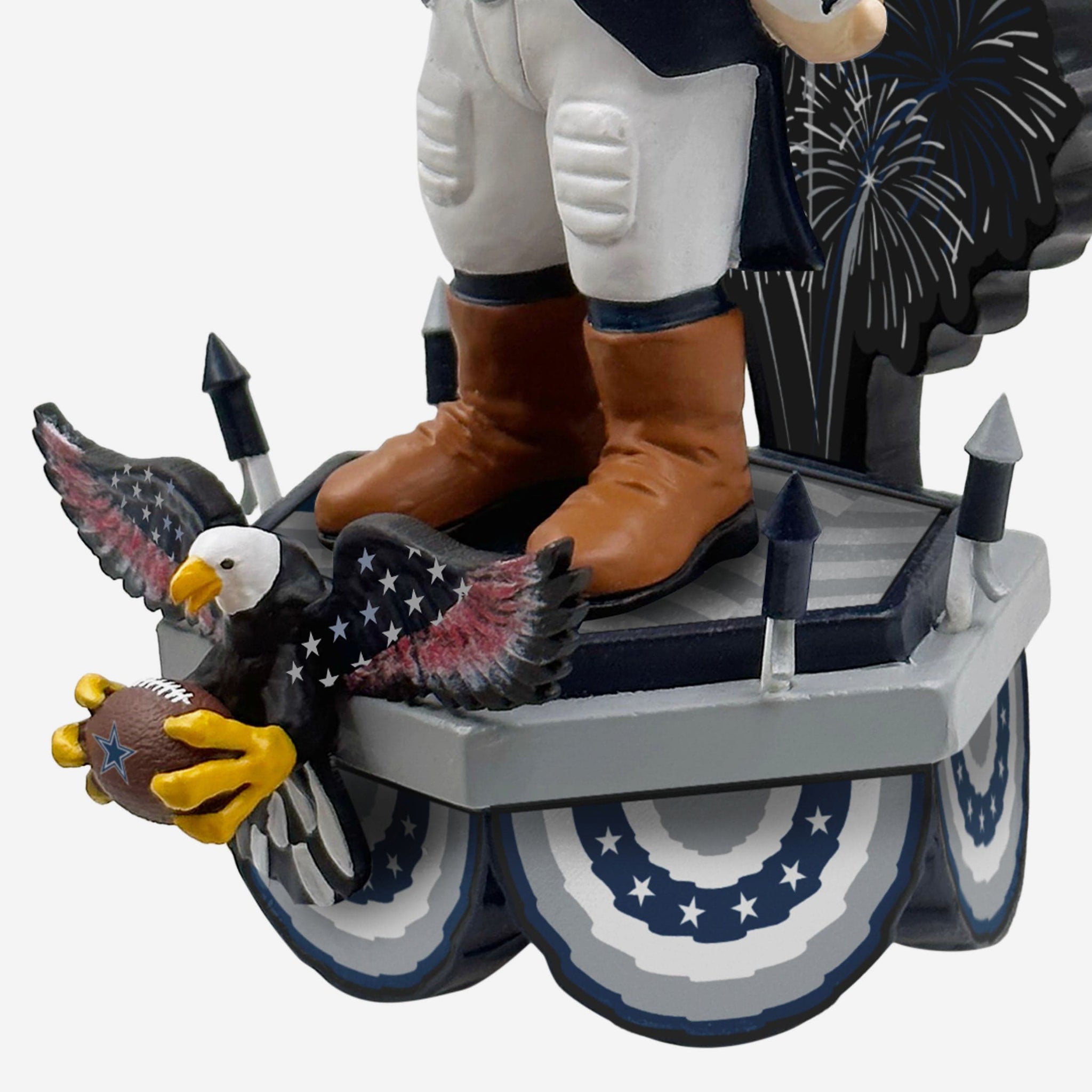 Rowdy Dallas Cowboys Thanksgiving Mascot Bobblehead Officially Licensed by NFL