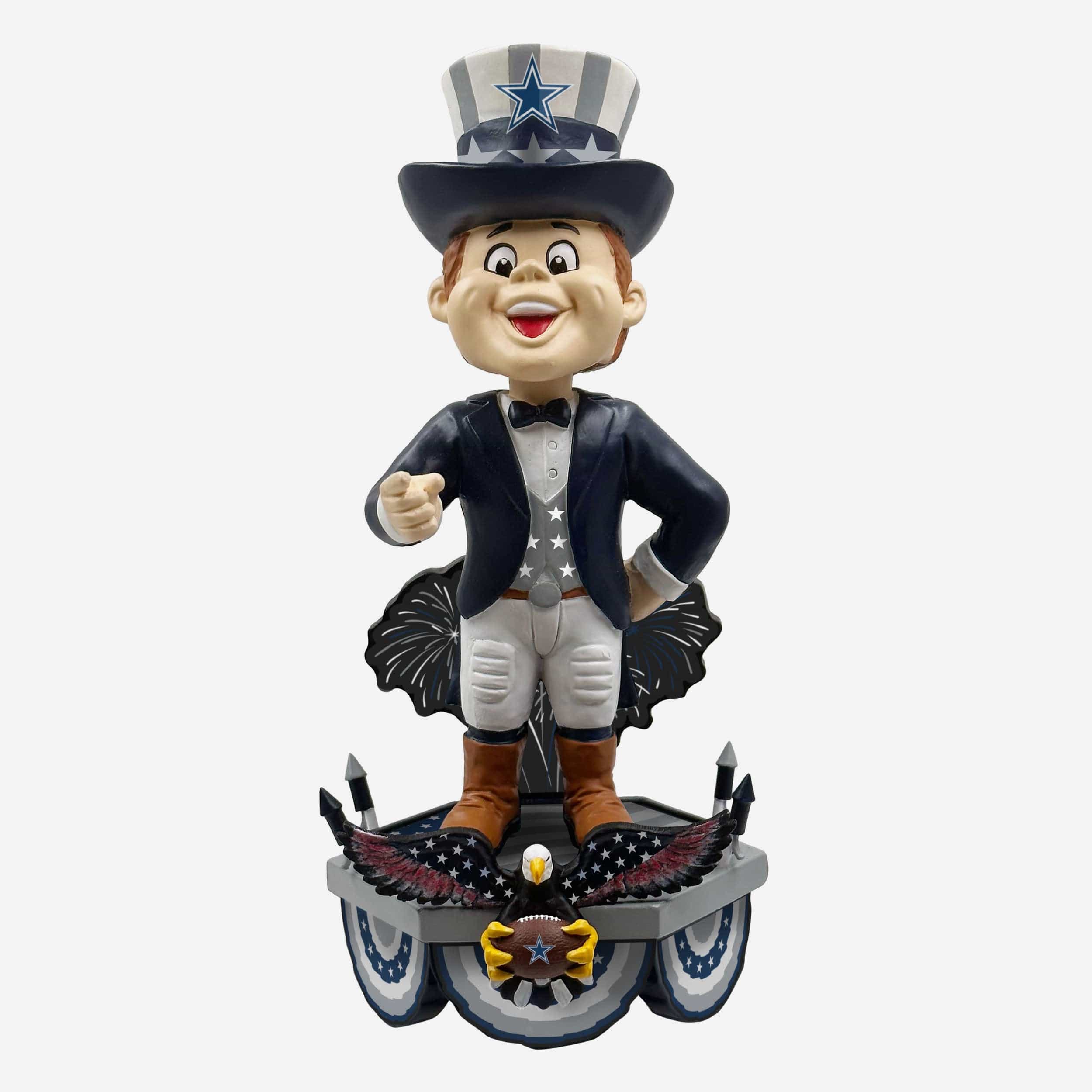 Rowdy Dallas Cowboys Thanksgiving Mascot Bobblehead FOCO