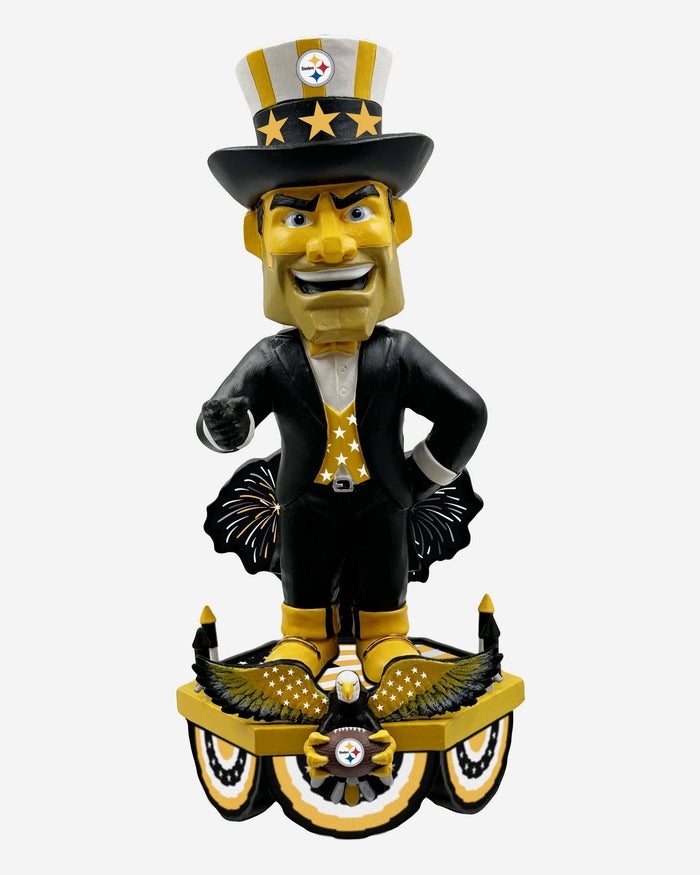 Steely McBeam Pittsburgh Steelers BRXLZ Mascot FOCO