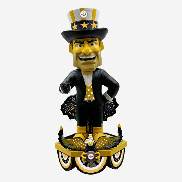 Steely McBeam Pittsburgh Steelers Thanksgiving Mascot Bobblehead FOCO