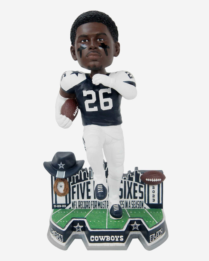 DaRon Bland Dallas Cowboys Pick 6 Record Bobblehead FOCO