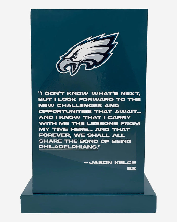 Jason Kelce Philadelphia Eagles Podium Retirement Bobblehead FOCO - FOCO.com