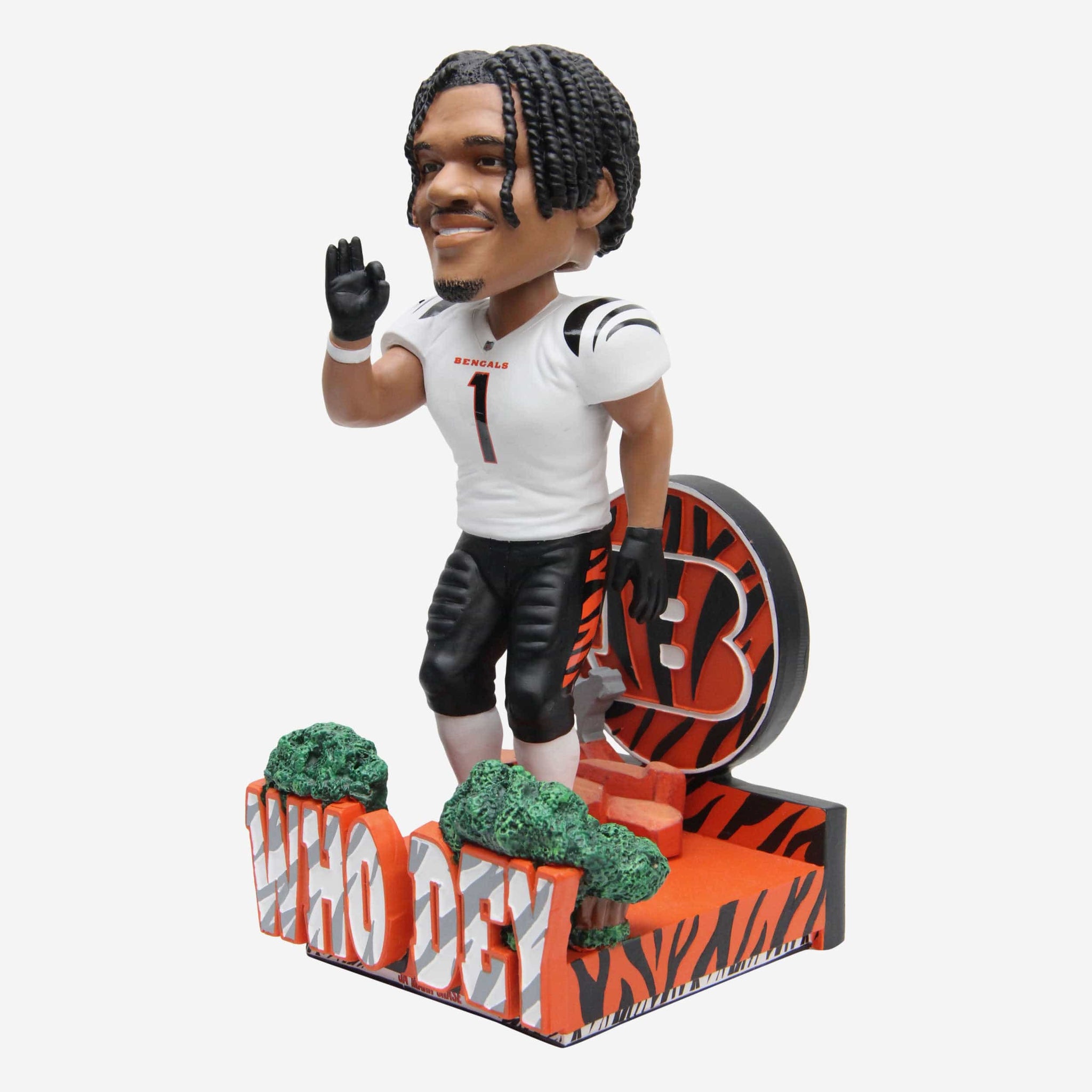 Ja'Marr Chase Cincinnati Bengals 2022 Alternate Helmet Bobblehead FOCO