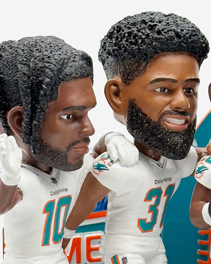 Miami Dolphins 70 Points Celebration Mini Bobblehead Scene FOCO - FOCO.com