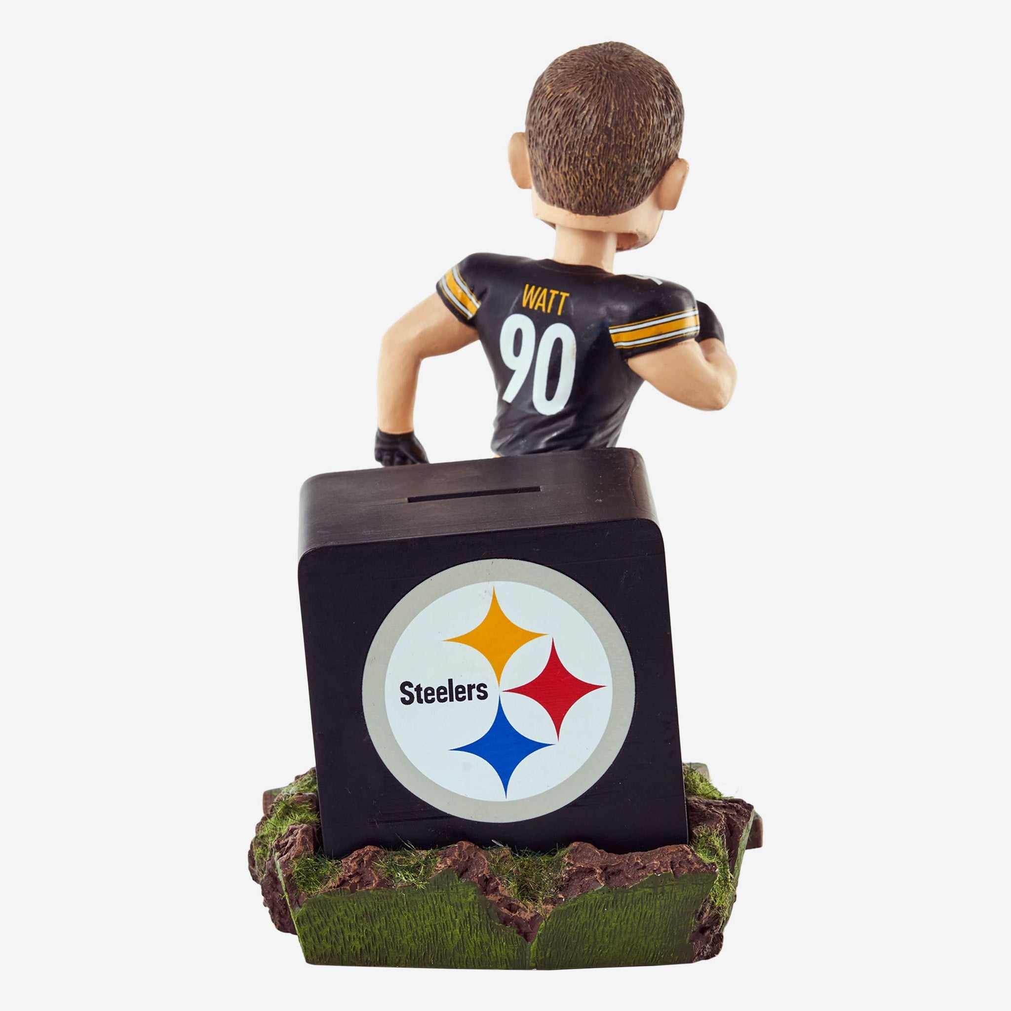 TJ Watt Pittsburgh Steelers Field Stripe Bighead Bobblehead FOCO