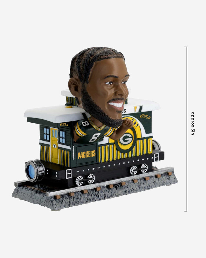 Josh Jacobs Green Bay Packers Express Train Bobblehead FOCO - FOCO.com