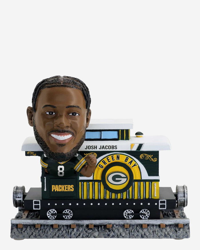 Josh Jacobs Green Bay Packers Express Train Bobblehead FOCO - FOCO.com