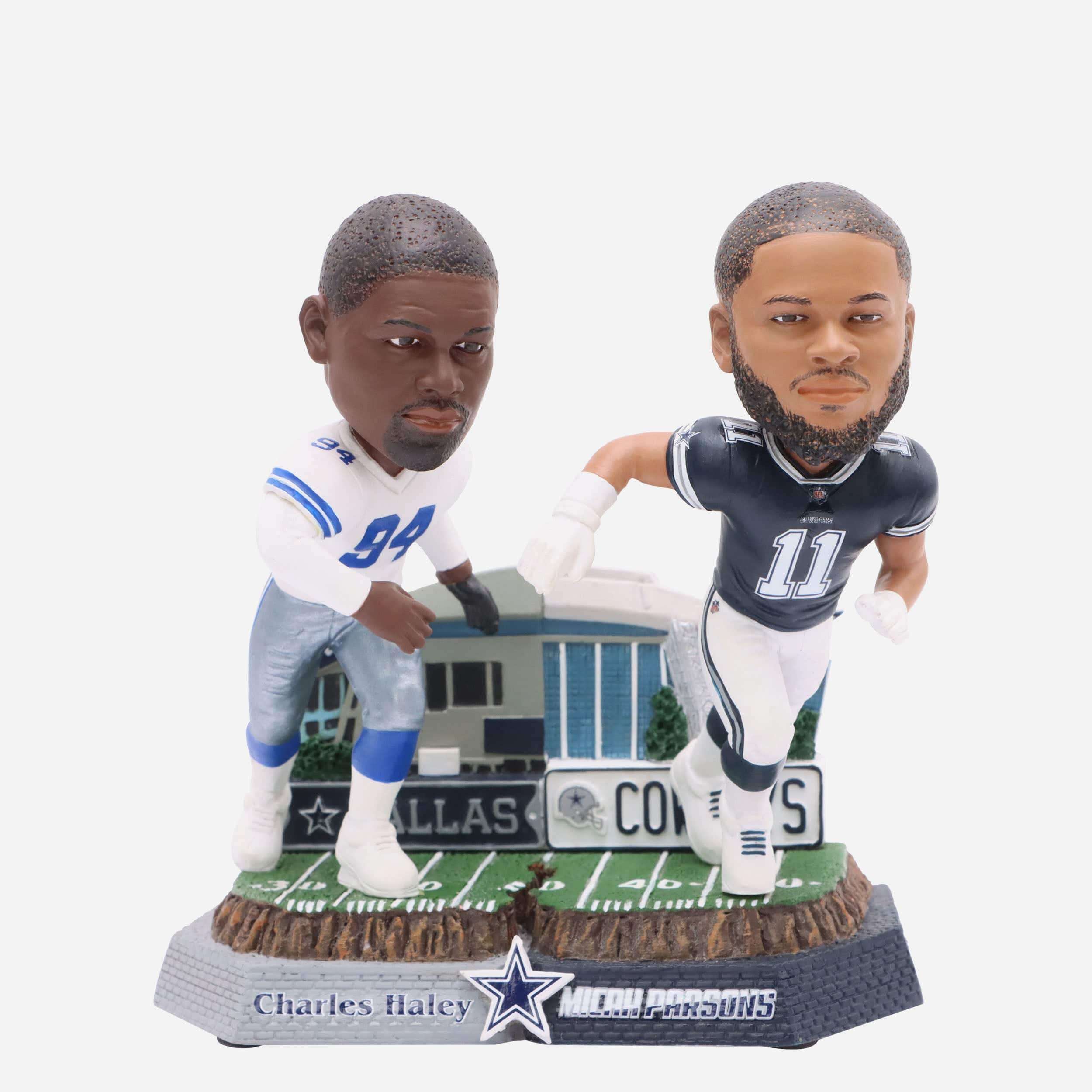 FOCO Releasing a CHARLES HALEY MICAH PARSONS DALLAS COWBOYS THEN AND NOW  BOBBLEHEAD - Cowboys Coffee Talk