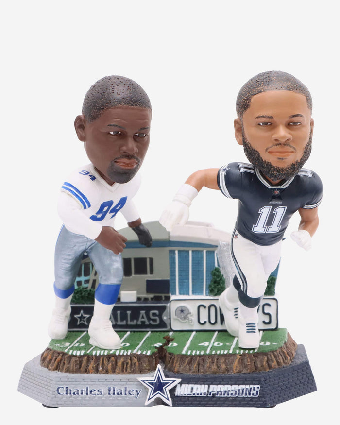 Charles Haley & Micah Parsons Dallas Cowboys Then and Now Bobblehead FOCO