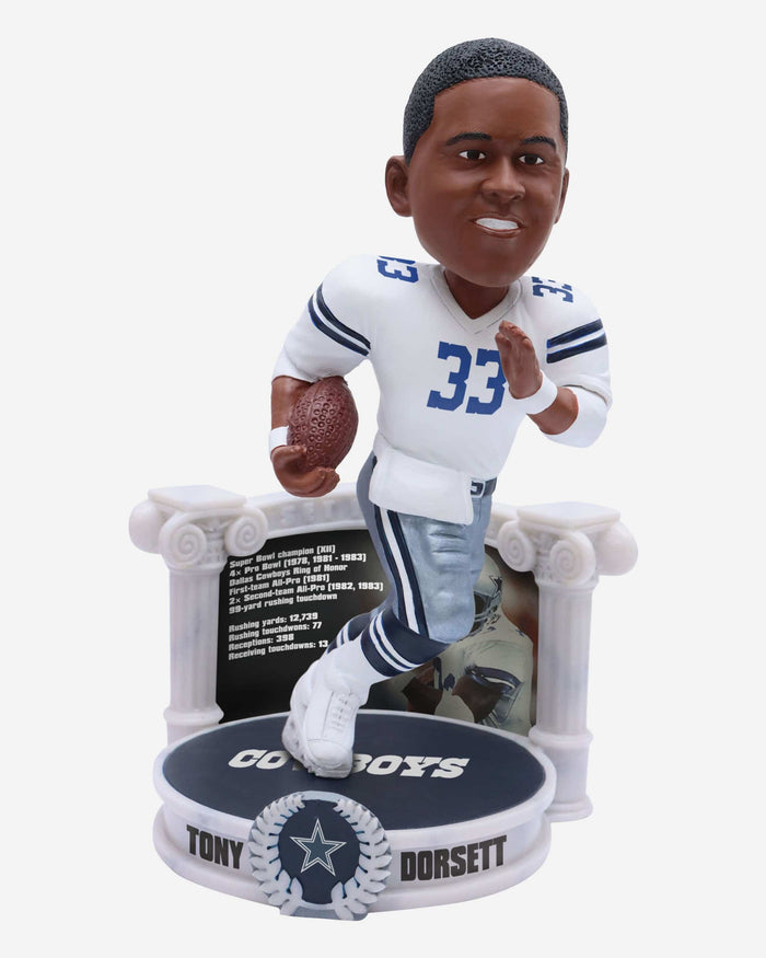 Tony Dorsett Dallas Cowboys Career Retrospective Bobblehead FOCO