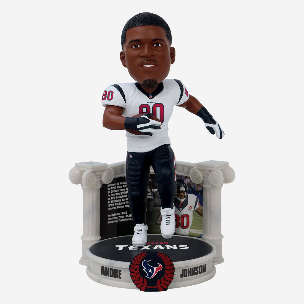 Andre Johnson Houston Texans Career Retrospective Bobblehead FOCO - FOCO.com