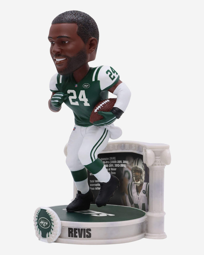 Darrelle Revis New York Jets Career Retrospective Bobblehead Officially Licensed by NFL