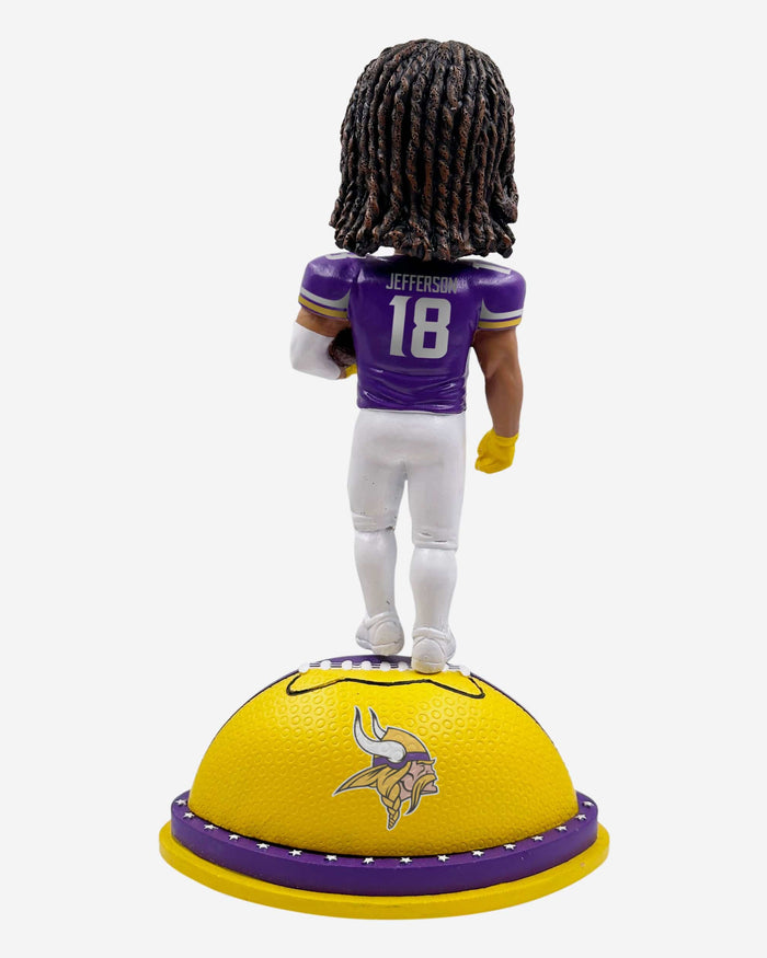 Justin Jefferson Minnesota Vikings Magnetic Stadium Base Bobblehead FOCO - FOCO.com