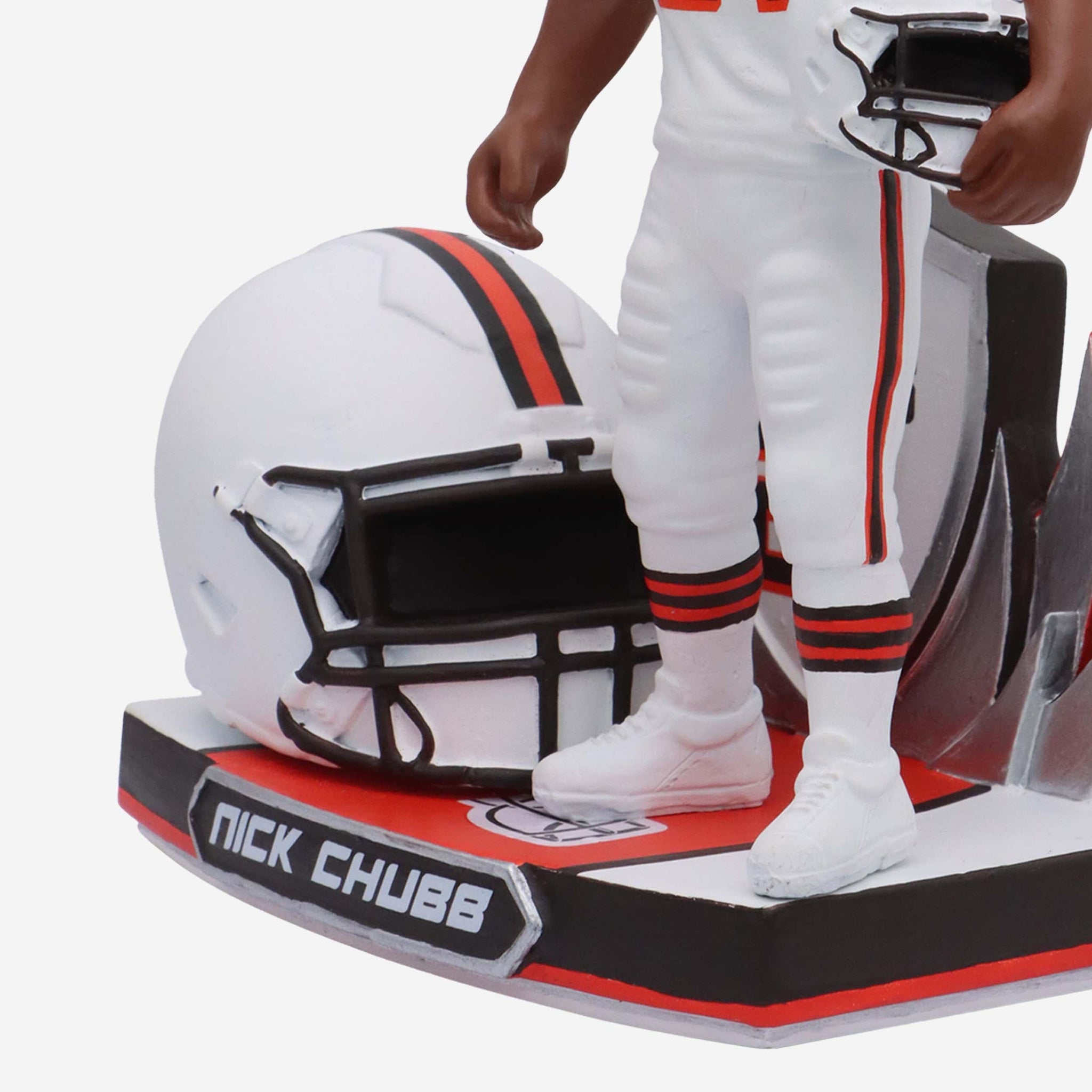 Nick Chubb Cleveland Browns Away Jersey Variant Bighead Bobblehead