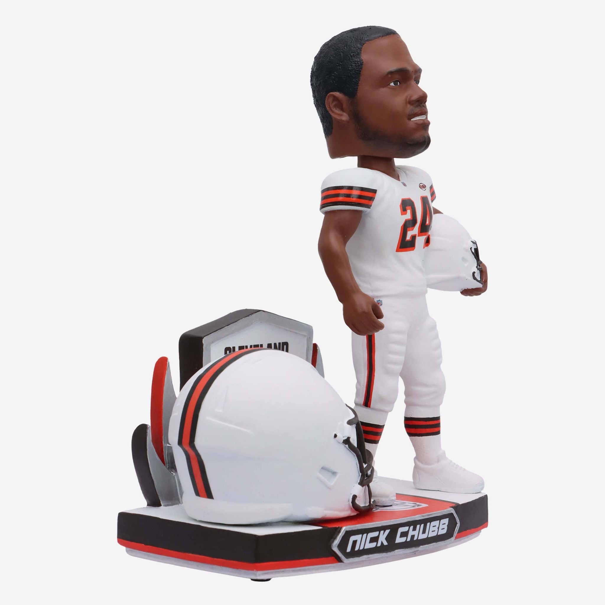 Nick Chubb Cleveland Browns Away Jersey Variant Bighead Bobblehead