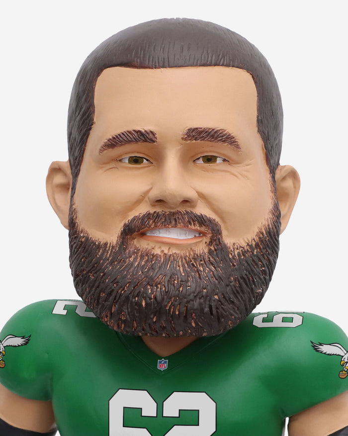 Jason Kelce Philadelphia Eagles Kelly Green Uniform Bobblehead FOCO - FOCO.com