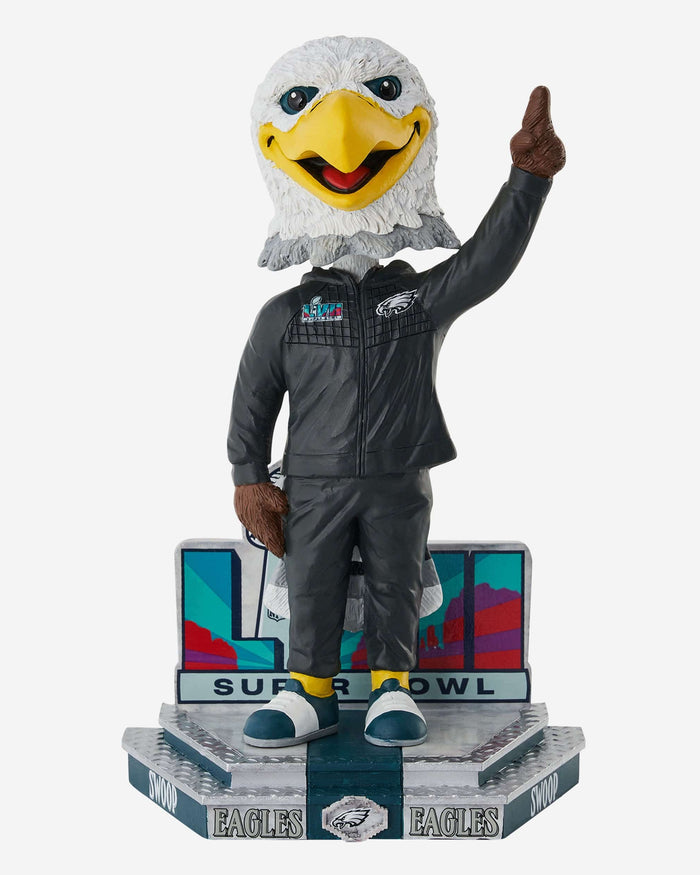 Swoop Philadelphia Eagles Super Bowl LVII Outfit Mascot Bobblehead FOCO - FOCO.com