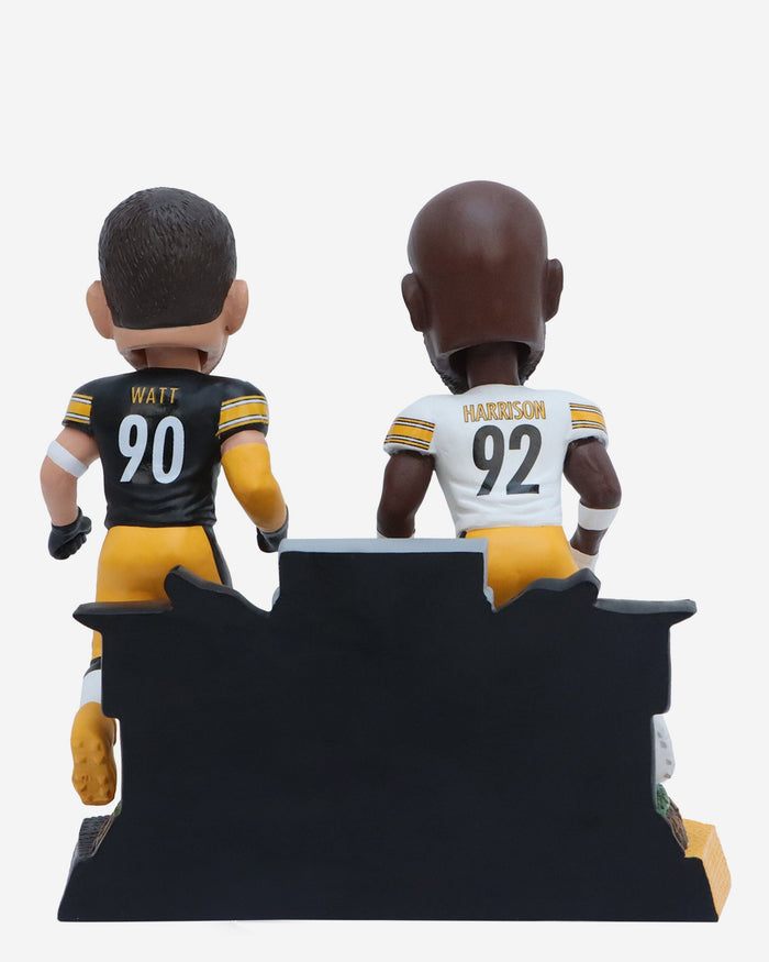 James Harrison & TJ Watt Pittsburgh Steelers Then and Now Bobblehead FOCO - FOCO.com