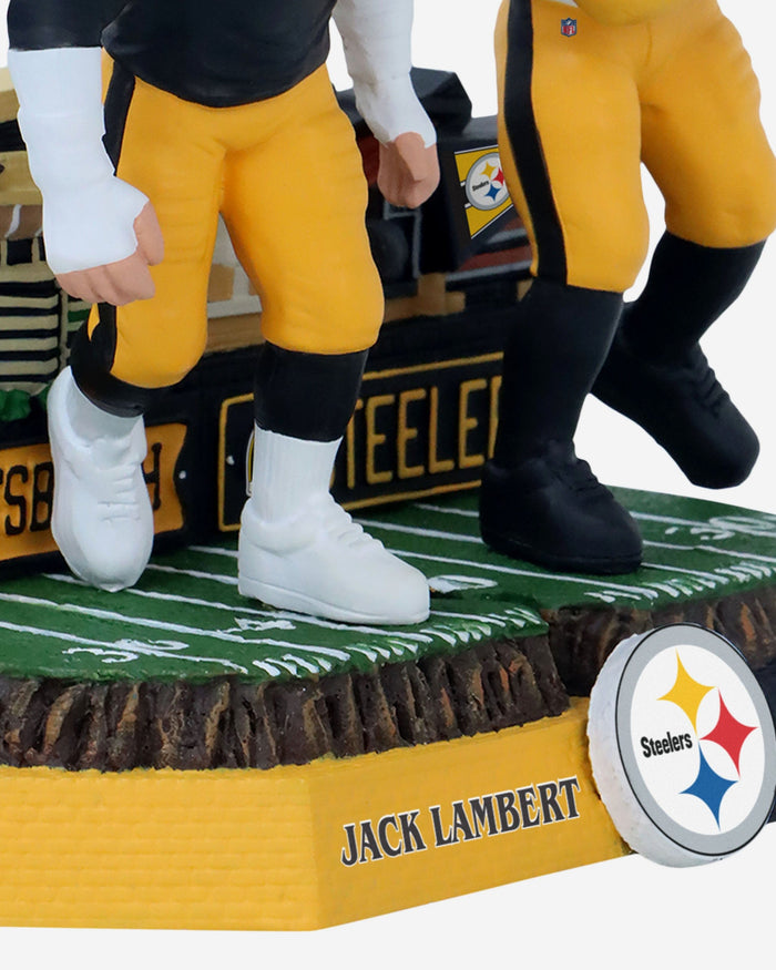 Jack Lambert & TJ Watt Pittsburgh Steelers Then And Now Bobblehead FOCO - FOCO.com