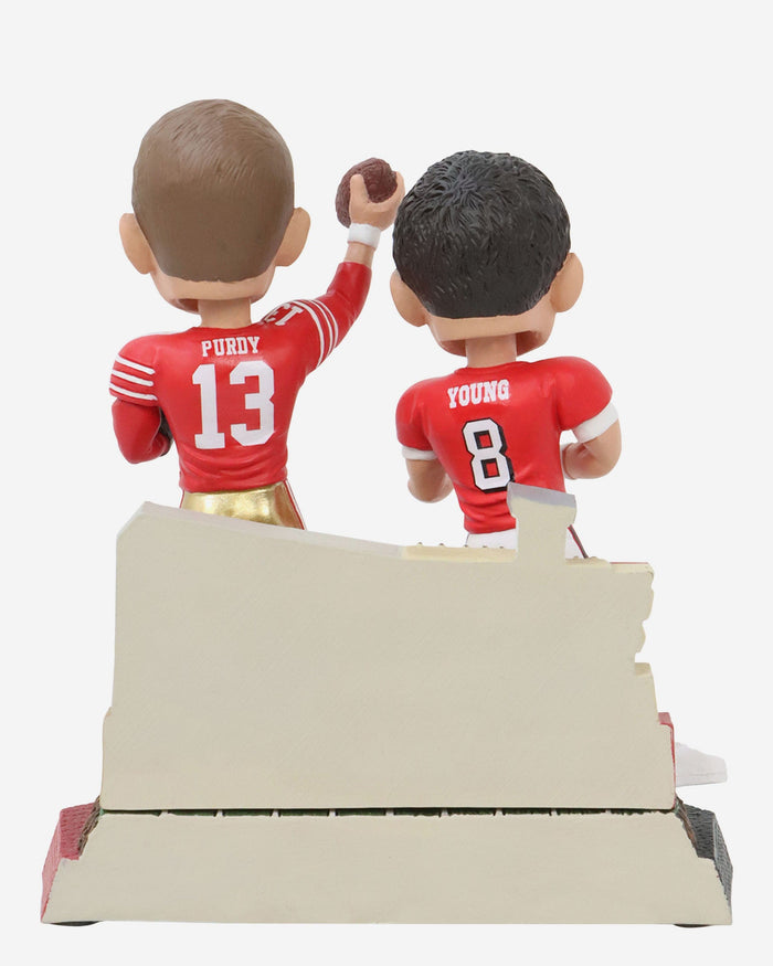 Steve Young & Brock Purdy San Francisco 49ers Then and Now Bobblehead FOCO - FOCO.com